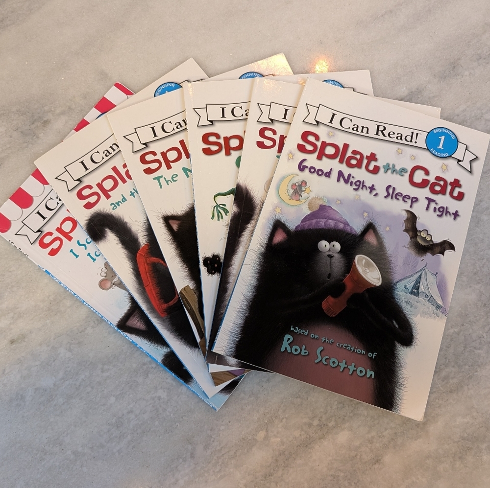 Splat the Cat I Can Read! Level 1 Book Set - Readers